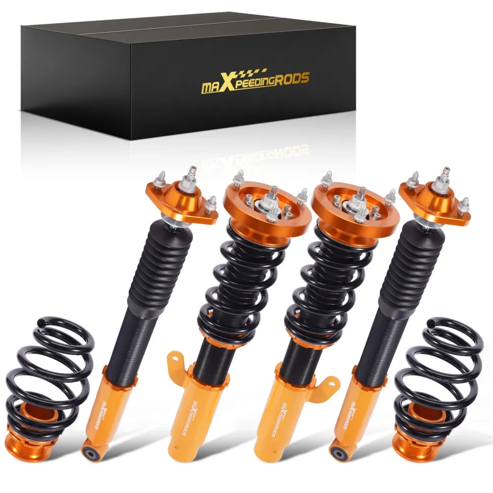 Zawieszenie gwintowane do BMW E46 Regulacja twardości CAMBER PLATE Maxpeedingrods