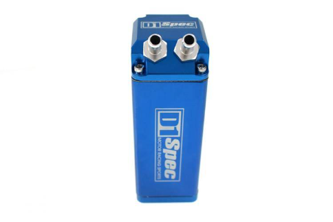 Oil catch tank D1Spec 15mm Blue Square