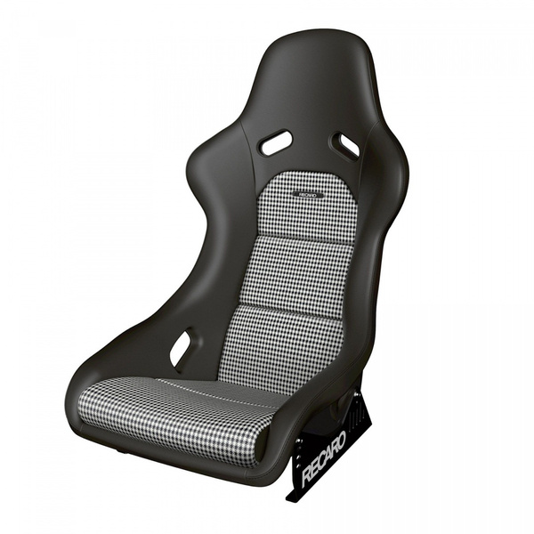 Fotel Sportowy RECARO Rennschalen (ABE) / Racing shells (ABE) Pole Position Classic Line Leather Black / Pepita