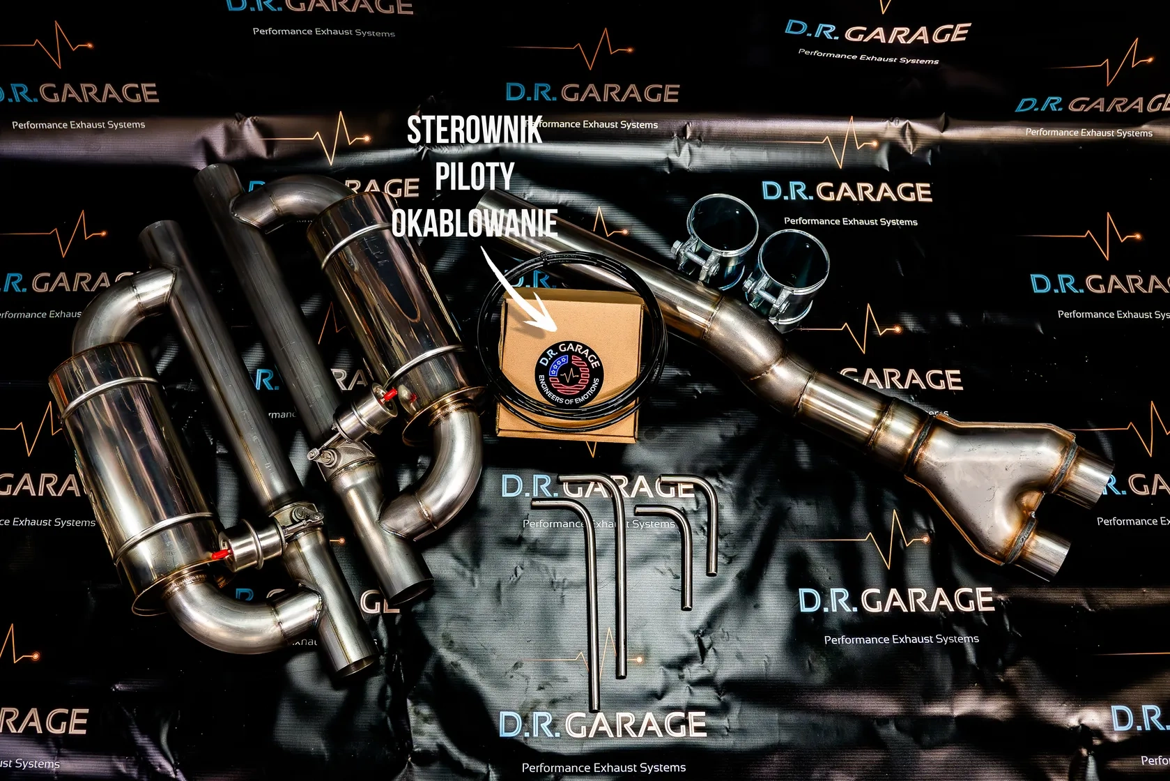 Zestaw Tłumików Aktywnych do DODGE RAM 1500 IV gen 5.7 (2009-2018) – dedykowany układ wydechowy z Regulacją Dźwięku