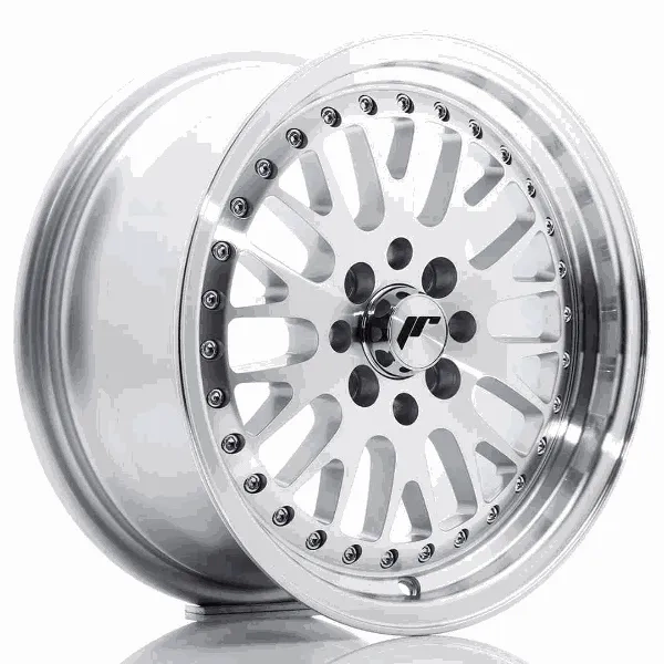 JR Wheels JR10 15x7 ET30 4x100/108 Silver Machined Face