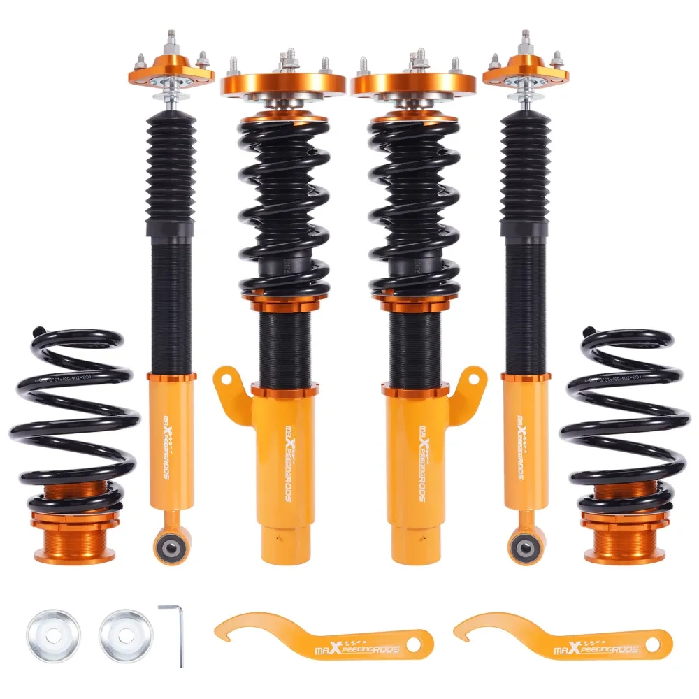 Zawieszenie gwintowane do BMW E46 Regulacja twardości CAMBER PLATE Maxpeedingrods
