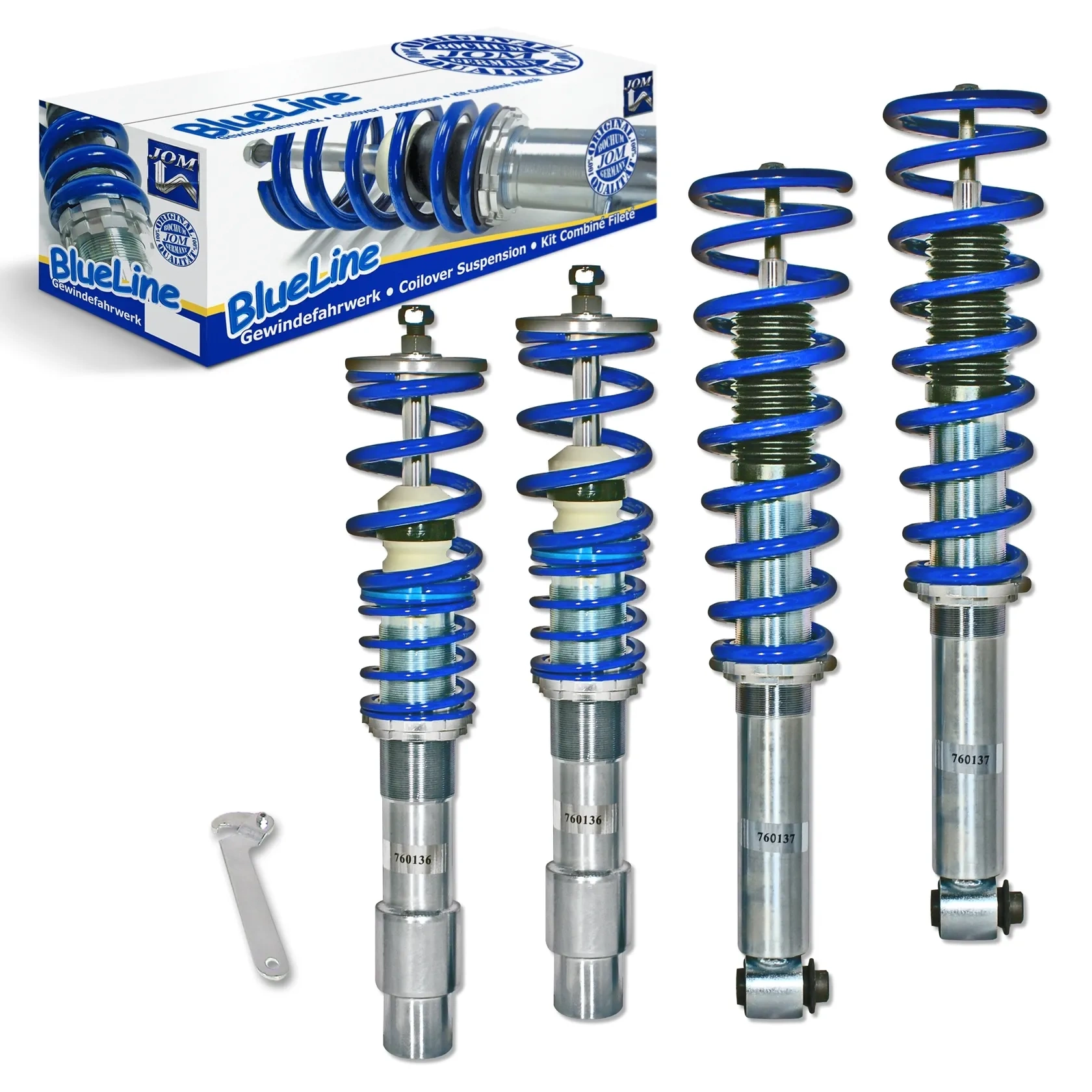 Zawieszenie gwintowane BlueLine BMW 5 E60 Sedan 2003–2010 z TÜV