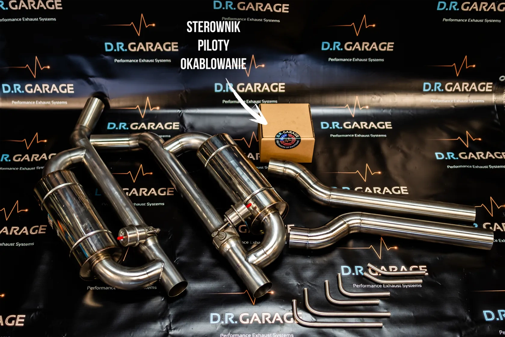 Zestaw Tłumików Aktywnych do DODGE DURANGO 3.6/5.7/6.4 (2010-2024) – dedykowany układ wydechowy z Regulacją Dźwięku