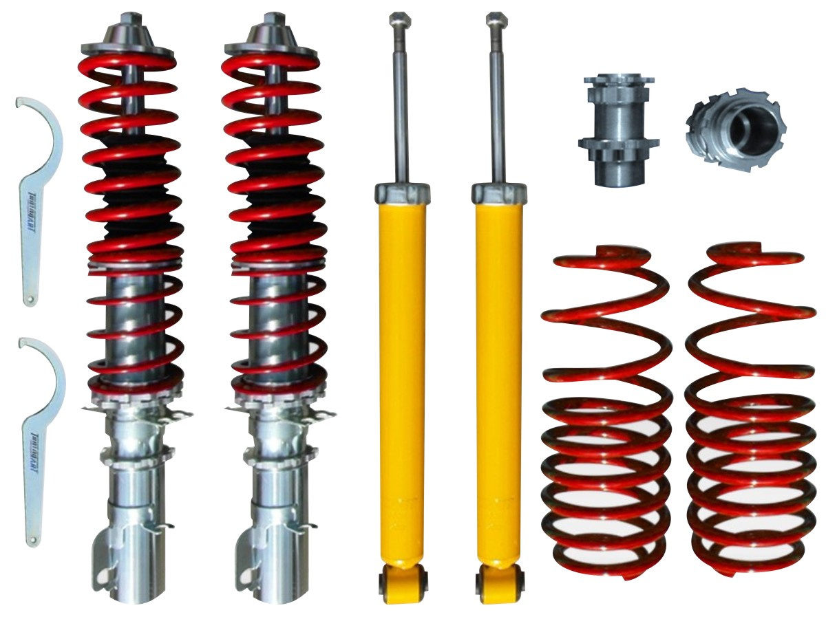 TA Technix zawieszenie gwintowane pasujące do Audi TT, TT Roadster z napędem na 2 koła (8N) / Seat Leon Cupra z napędem na 2 koła (1M) / Skoda Octavia I RS (1U)