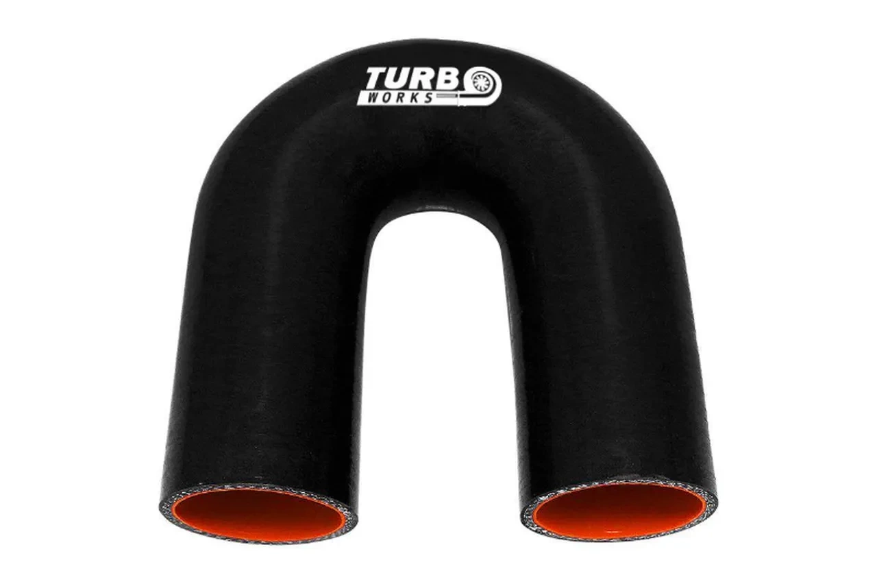 Kolanko 180st TurboWorks Pro Black 25mm