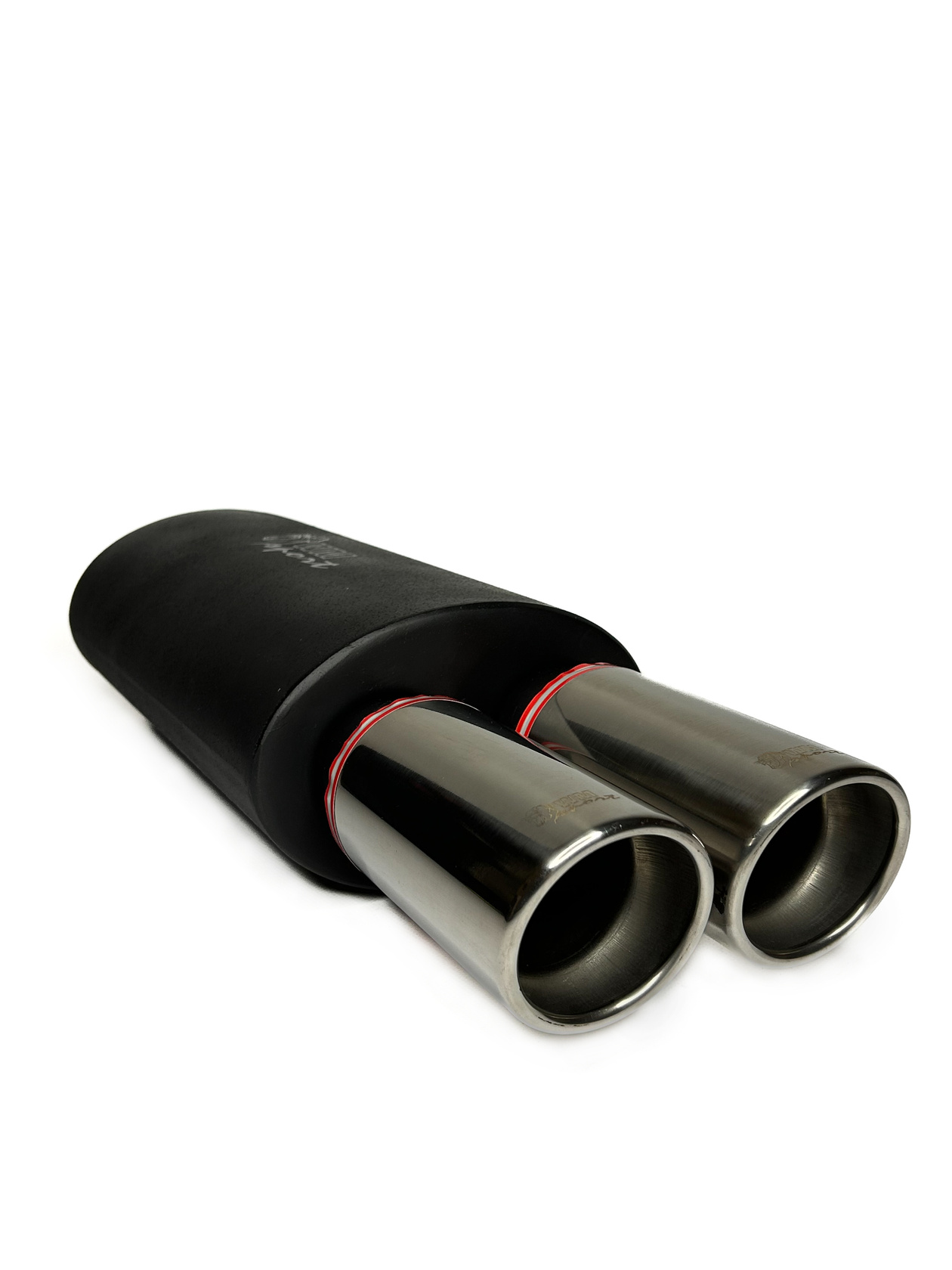 Tłumik Końcowy Sportowy Basowy Uniwersalny WM Sport 93847 2x80 wejście 58