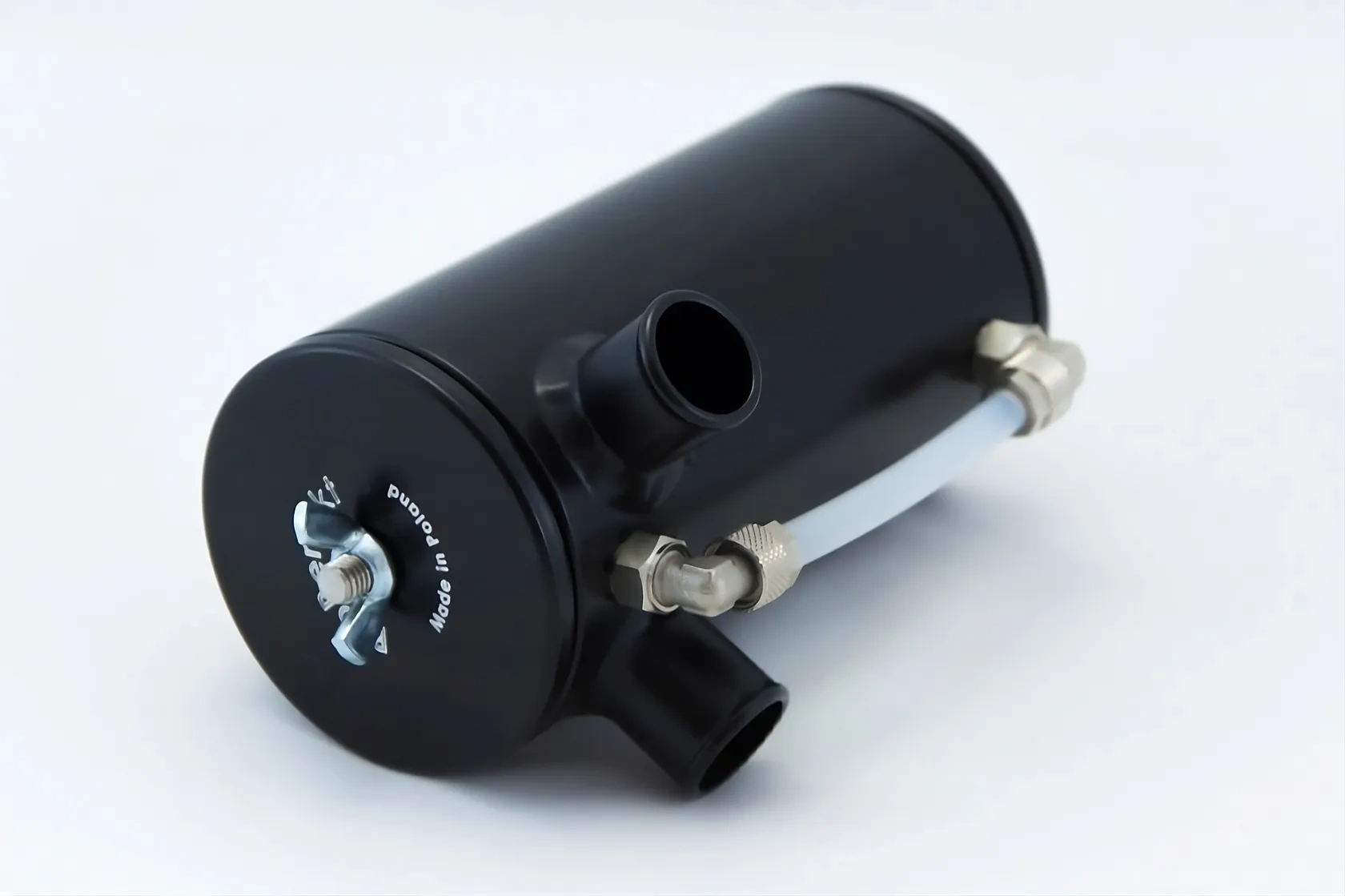 OIL CATCH TANK zbiornik oleju odmy separator PROPERFEKT 21mm Polski CZARNY