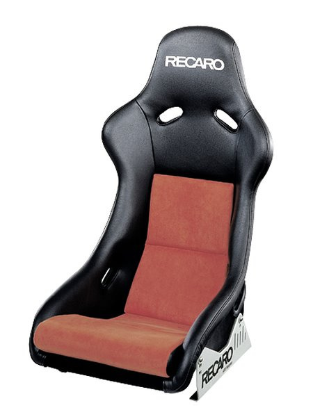 Fotel Sportowy RECARO Rennschalen (ABE) / Racing shells (ABE) Pole Position - Artificial leather Black / Dinamica Red