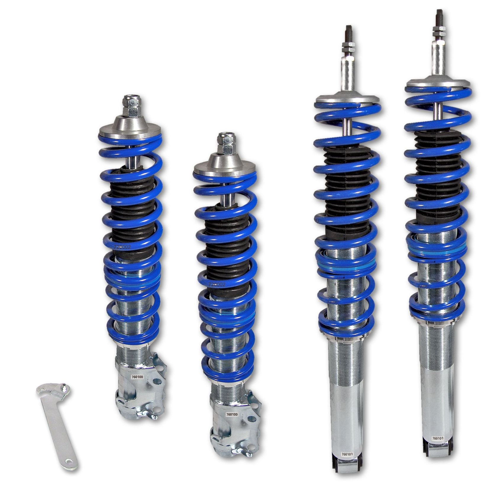 Zawieszenie gwintowane BlueLine VW Golf 3 / Vento / Cabrio 1991–2002 z TÜV