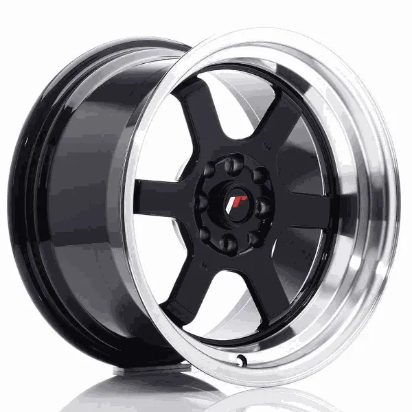 JR Wheels JR12 16x9 ET10 4x100/114 Gloss Black