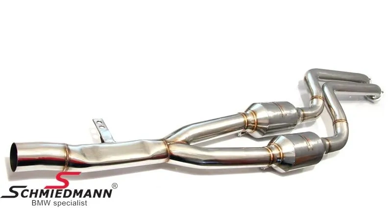 SCHMIEDMANN BMW E39 Dedykowany układ wydechowy KATALIZATORY EURO 4 M54/M52 Sportowy