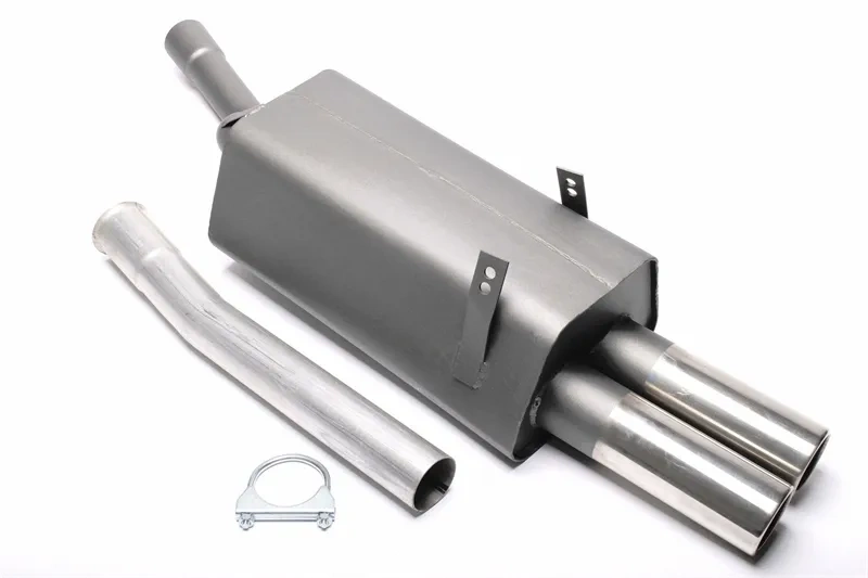 Sportowy Silencer końcowy BMW E36 TaTechnix Stal nierdzewna TUV Homologacja dedykowany profesjonalny wydech tłumik