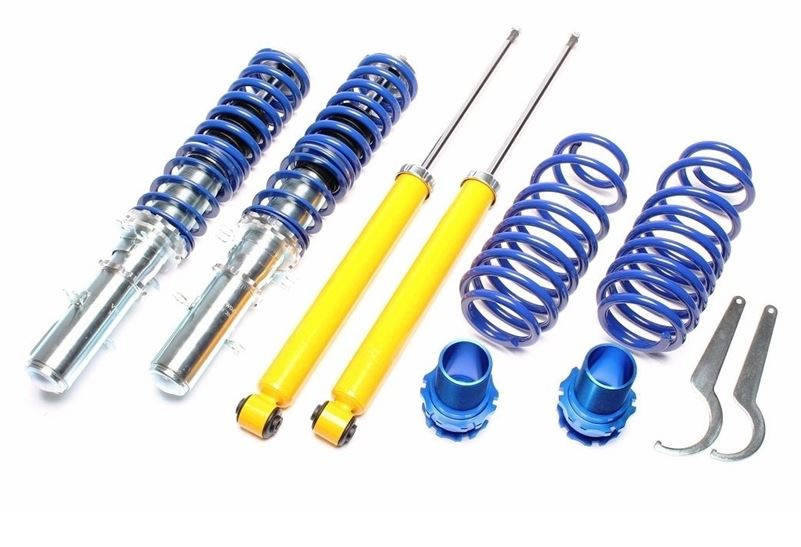 Ta Technix zawieszenie gwintowane pasujące do Audi A3 (8L) / Seat Leon, Toledo II (1M) / Skoda Octavia I (1U) / VW Bora, Golf IV (1J), New Beetle (9C)