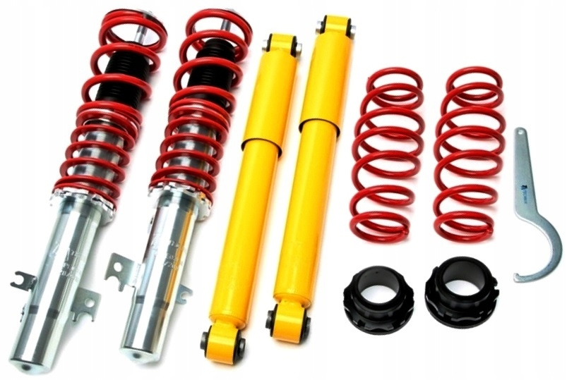 TA Technix zawieszenie gwintowane pasujące do Peugeot 207 / 207CC / 207 SW, przednia oś = Ø 51 mm, typ W