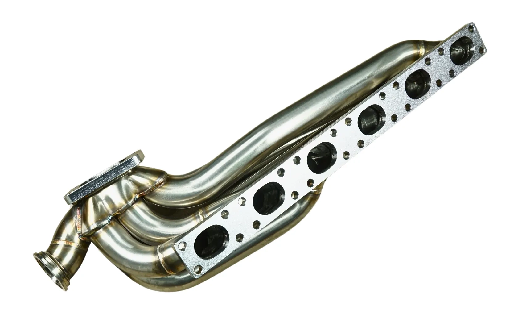 Kolektor wydechowy T4 BMW M5x Turbo TOP MOUNT górny montaż M50 M52 M54 Nierdzewny