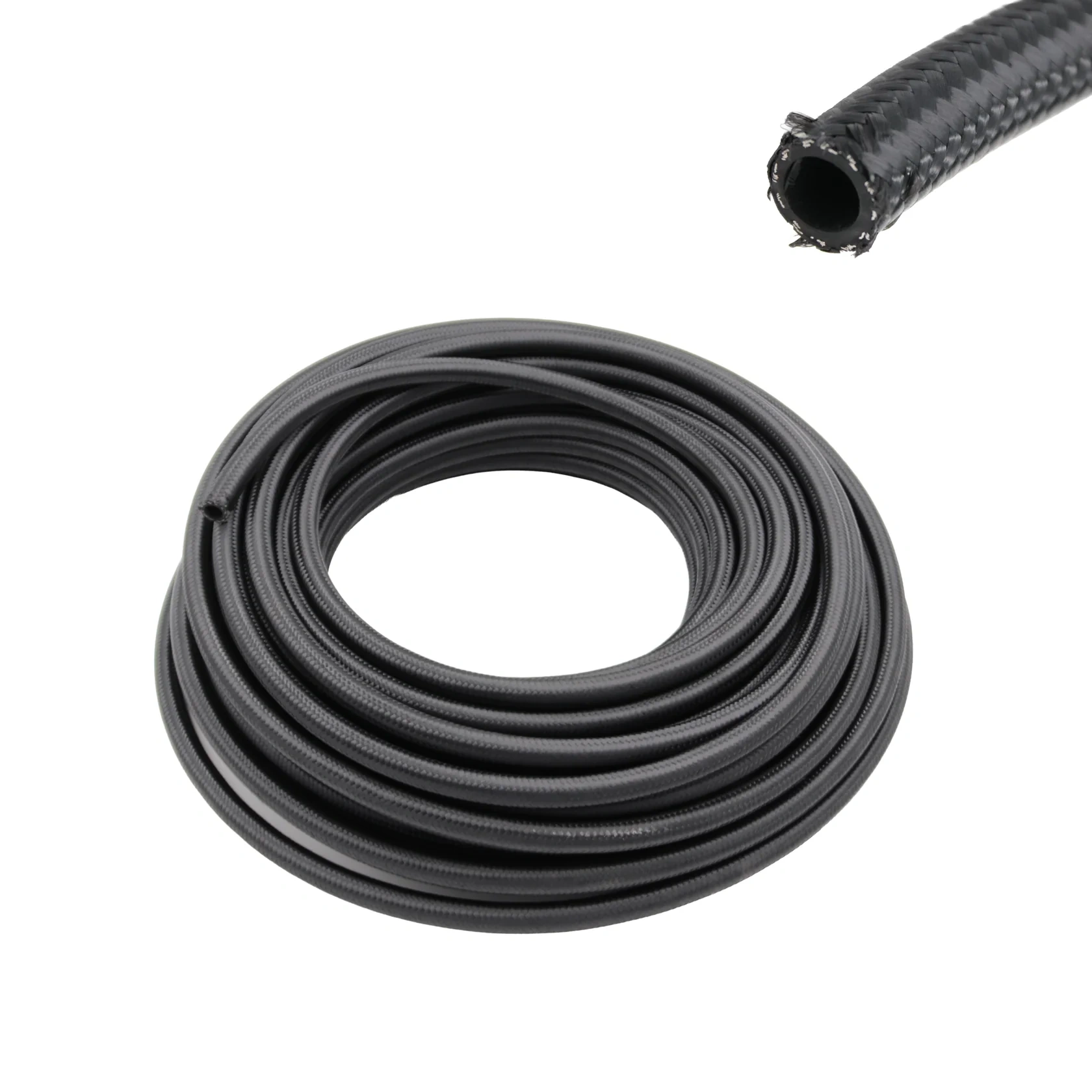 Przewód paliwowy AN10 14mm CPE w oplocie nylonowym zbrojony