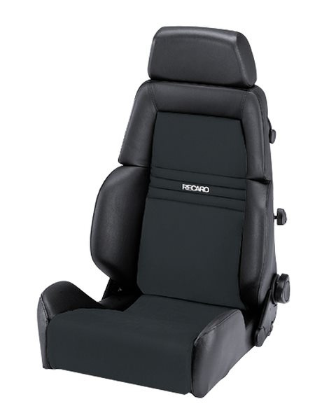 Fotel Sportowy RECARO Expert L (LT/X) Dinamica Black / Artificial leather Black