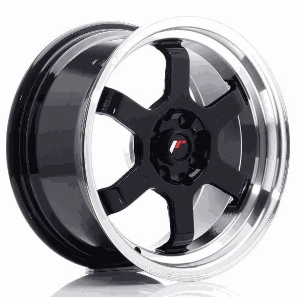 JR Wheels JR12 16x8 ET15 4x100/114 Gloss Black