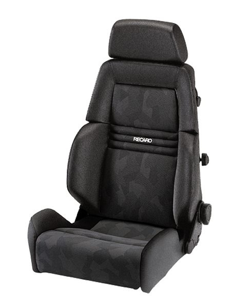 Fotel Sportowy RECARO Expert M (LT/W) Artista Black / Nardo Black