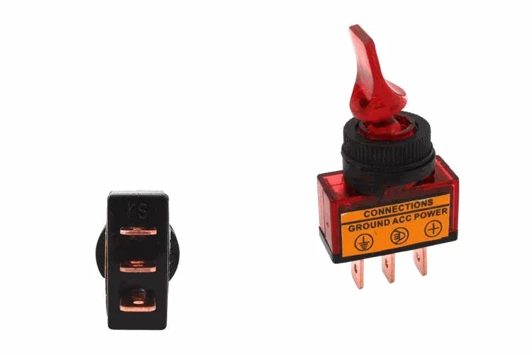 Włącznik Toggle Led Red