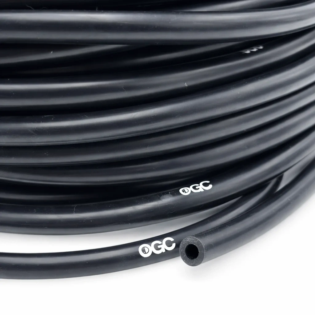 Przewód podciśnienia silikonowy OGC 8mm średnicy czarny