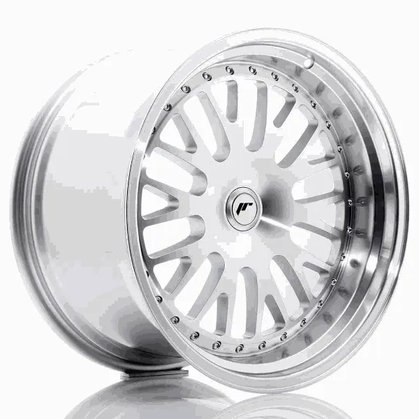 JR Wheels JR10 19x11 ET15-30 Blank Silver Machined Face