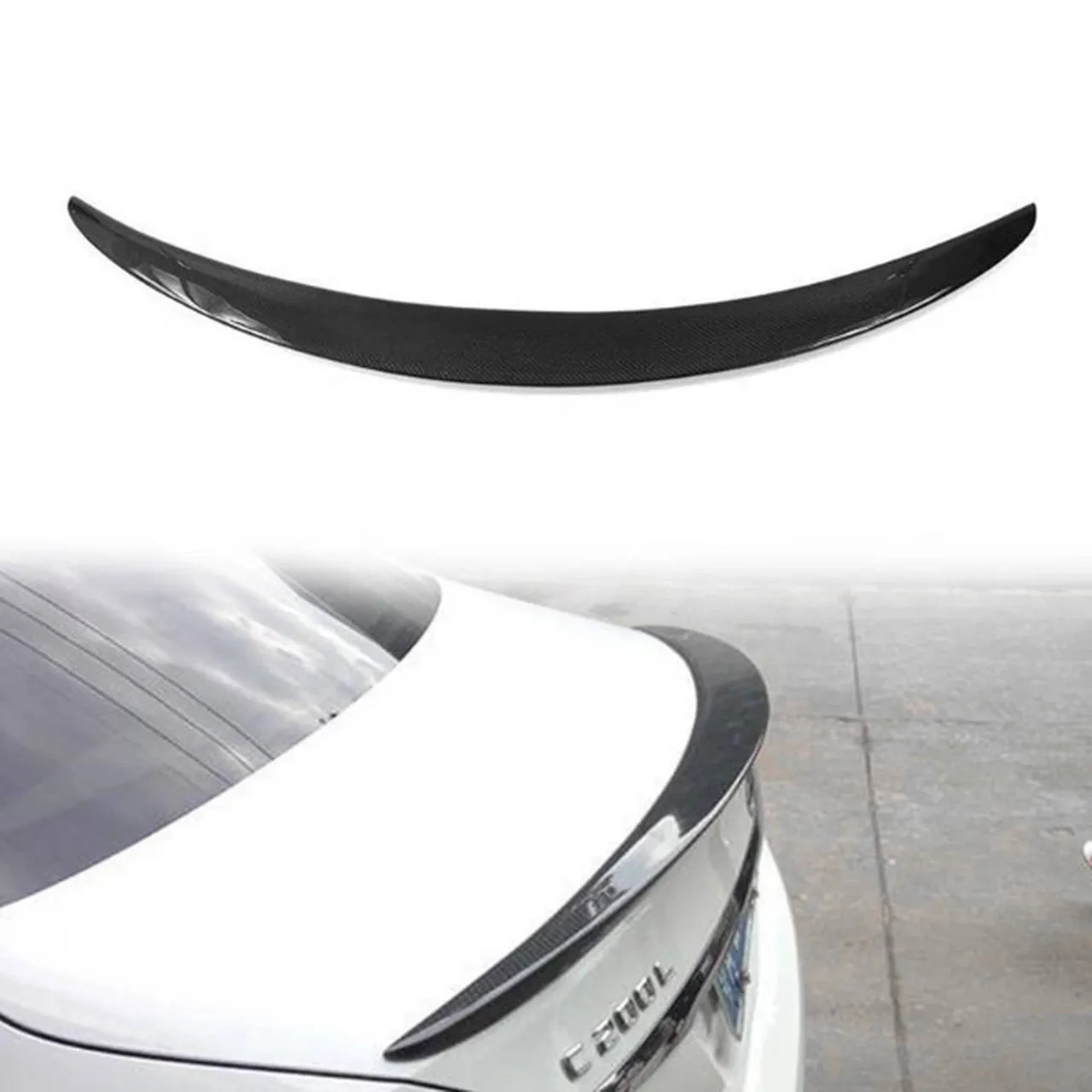 Lotka Lip Spoiler - Mercedes-Benz C W205 Carbon