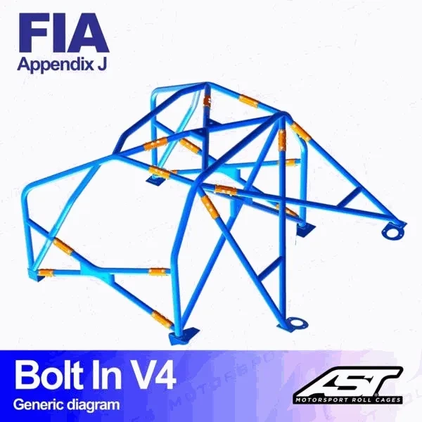 Klatka bezpieczeństwa CITROËN ZX 3-drzwiowa Hatchback skręcana w V4